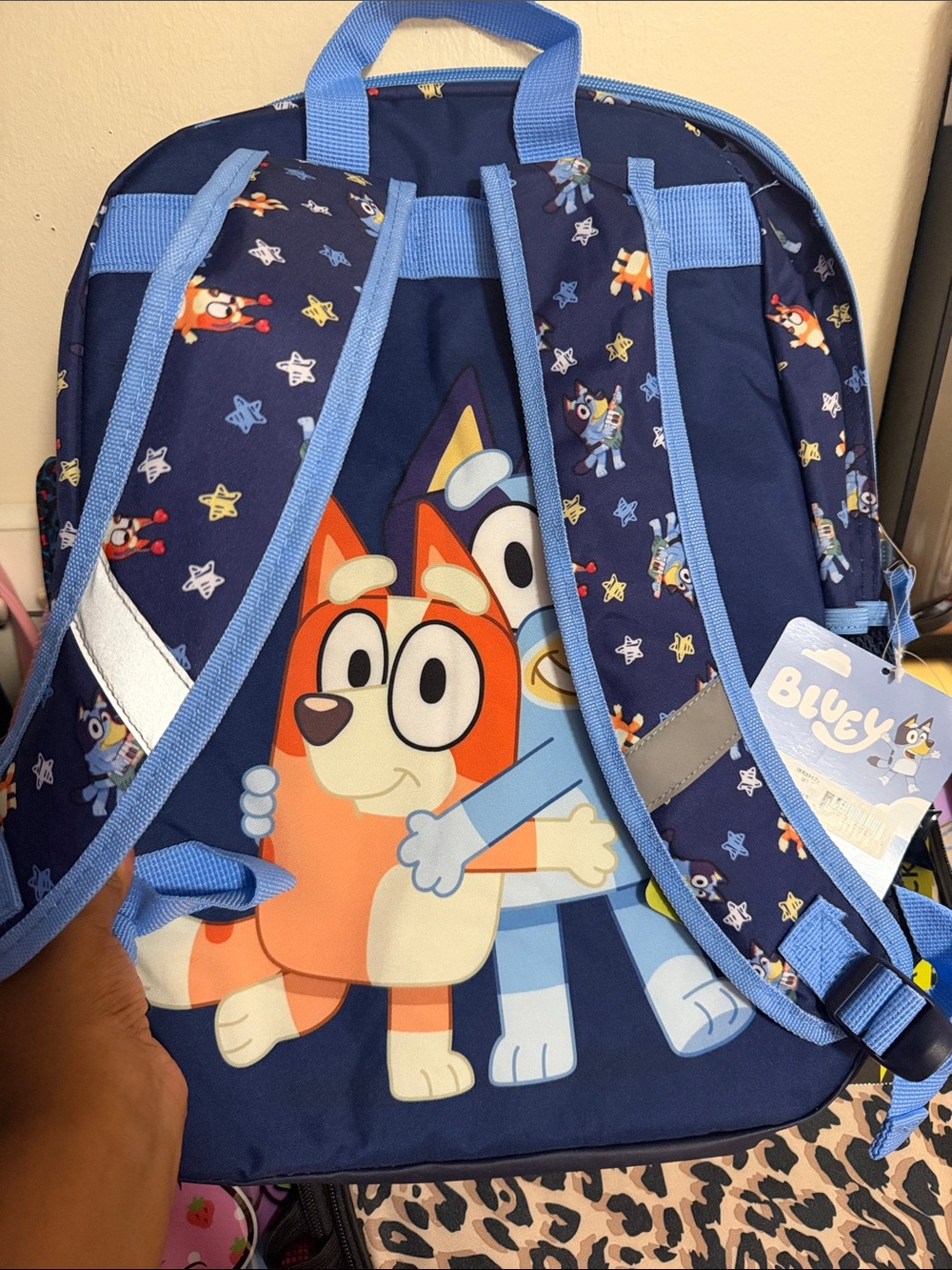 Bluey  Backpack - Blue Multicolor Character Design - Picture 2 of 3